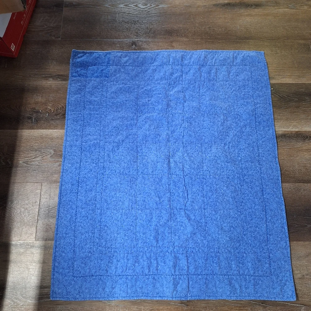Handmade Colorful Patchwork Quilt, 34 X 44 Inches